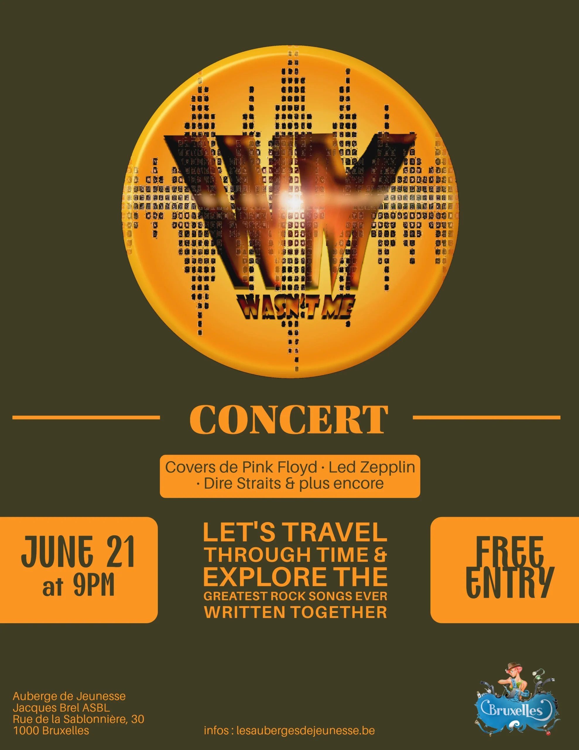 đ€ Concert "Wasn't Me" 1 poster concert Wasn't Me