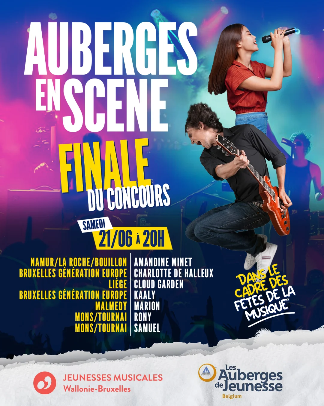🎤 Grande Finale du Concours Auberges en Scène 1 affiche finale